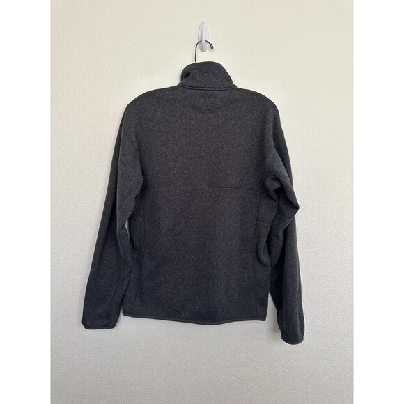 Patagonia Men's Snap Fleece Quarter Closure Sweater Gray Long Sleeve Size Small - Picture 7 of 9